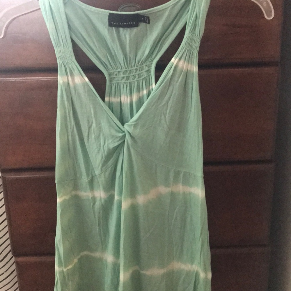 Mint green tank top